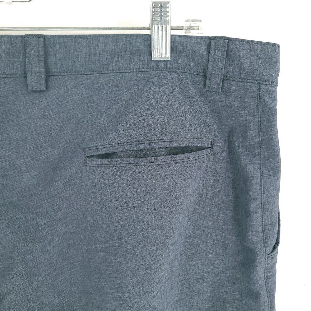 Peter Millar Crown Sport Shorts Mens 38 Gray Golf Performance Stretch - Picture 6 of 10